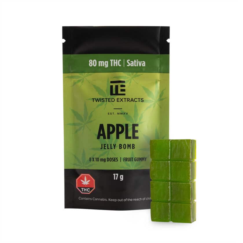 Twisted Extracts Apple Jelly Bomb (80mg THC)