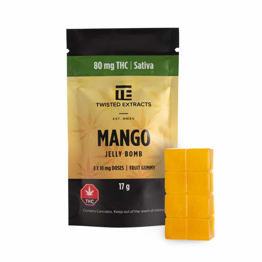 Twisted Extracts Mango Jelly Bomb (80 mg THC)