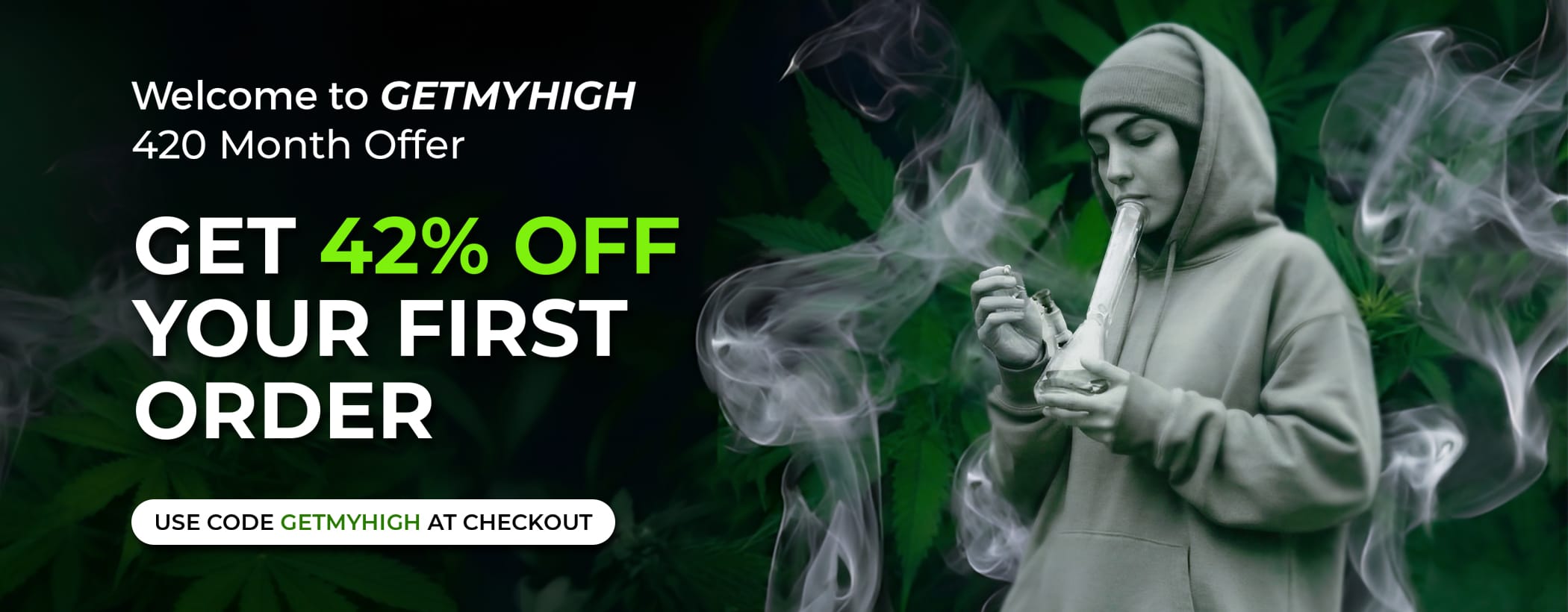 42% off first order at getmyhigh using coupon code